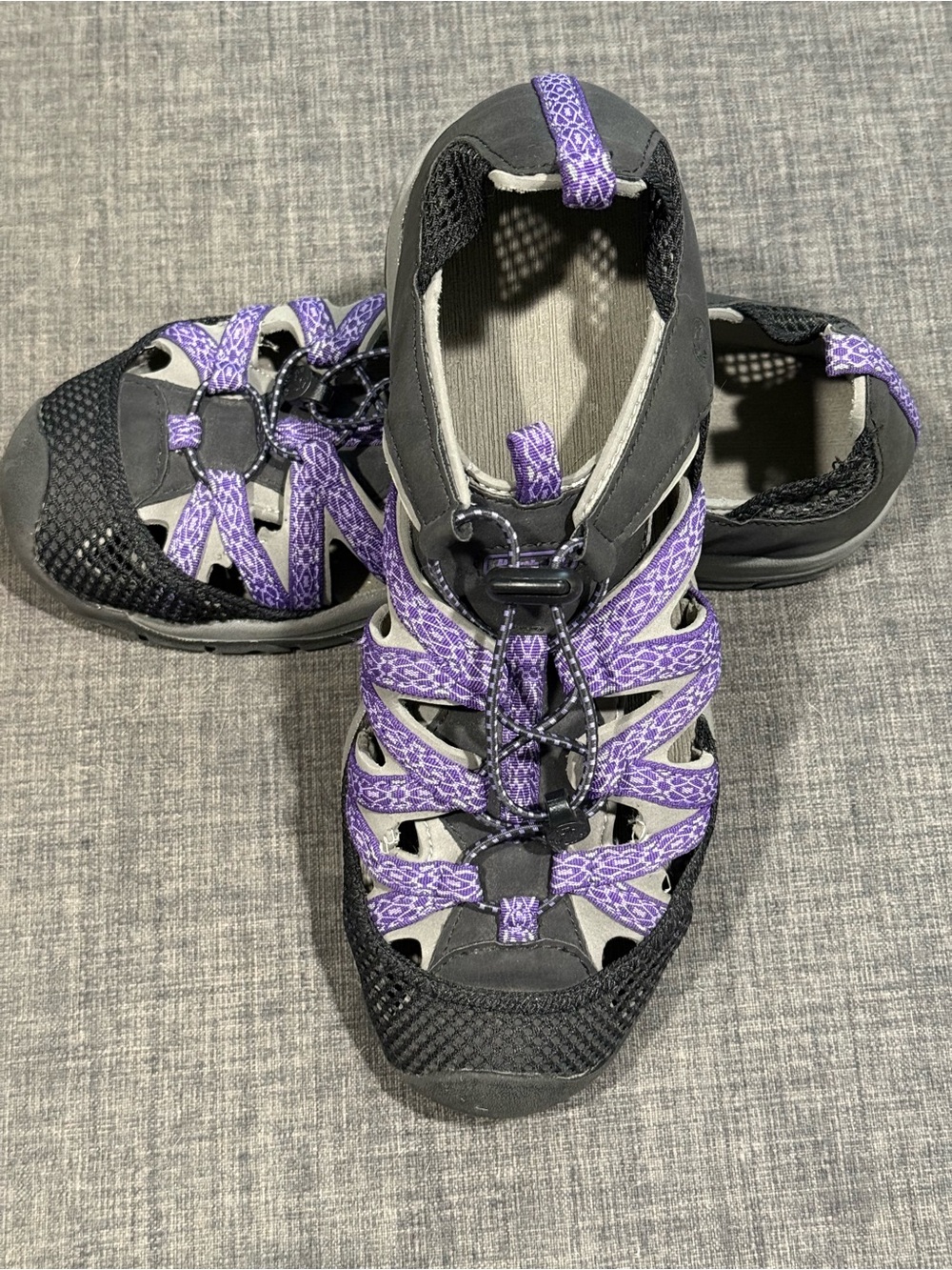 Northside Purple and Black Women's Outdoor Sandal Sneakers